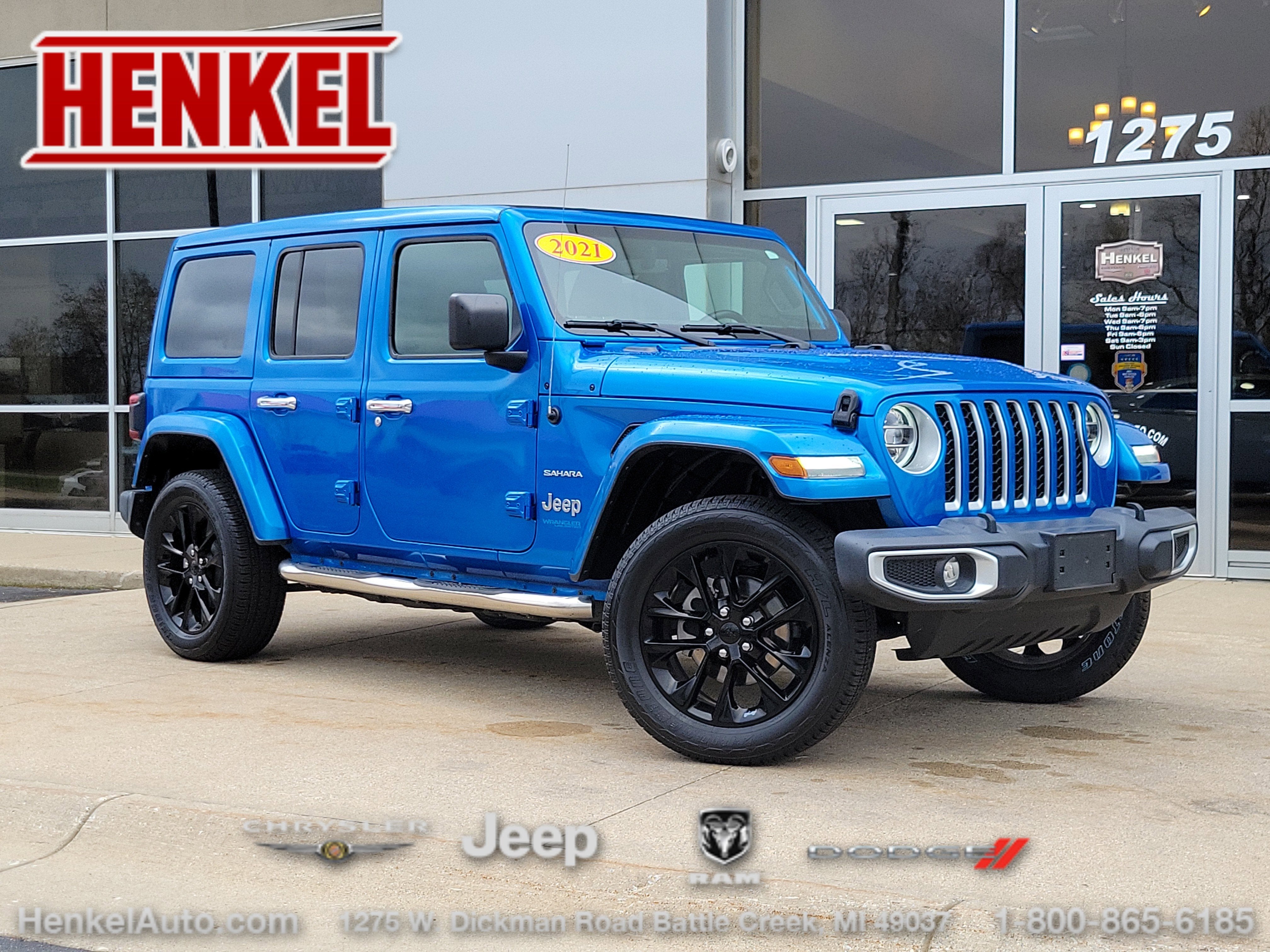 2021 Jeep Wrangler 4xe Unlimited Sahara 4x4