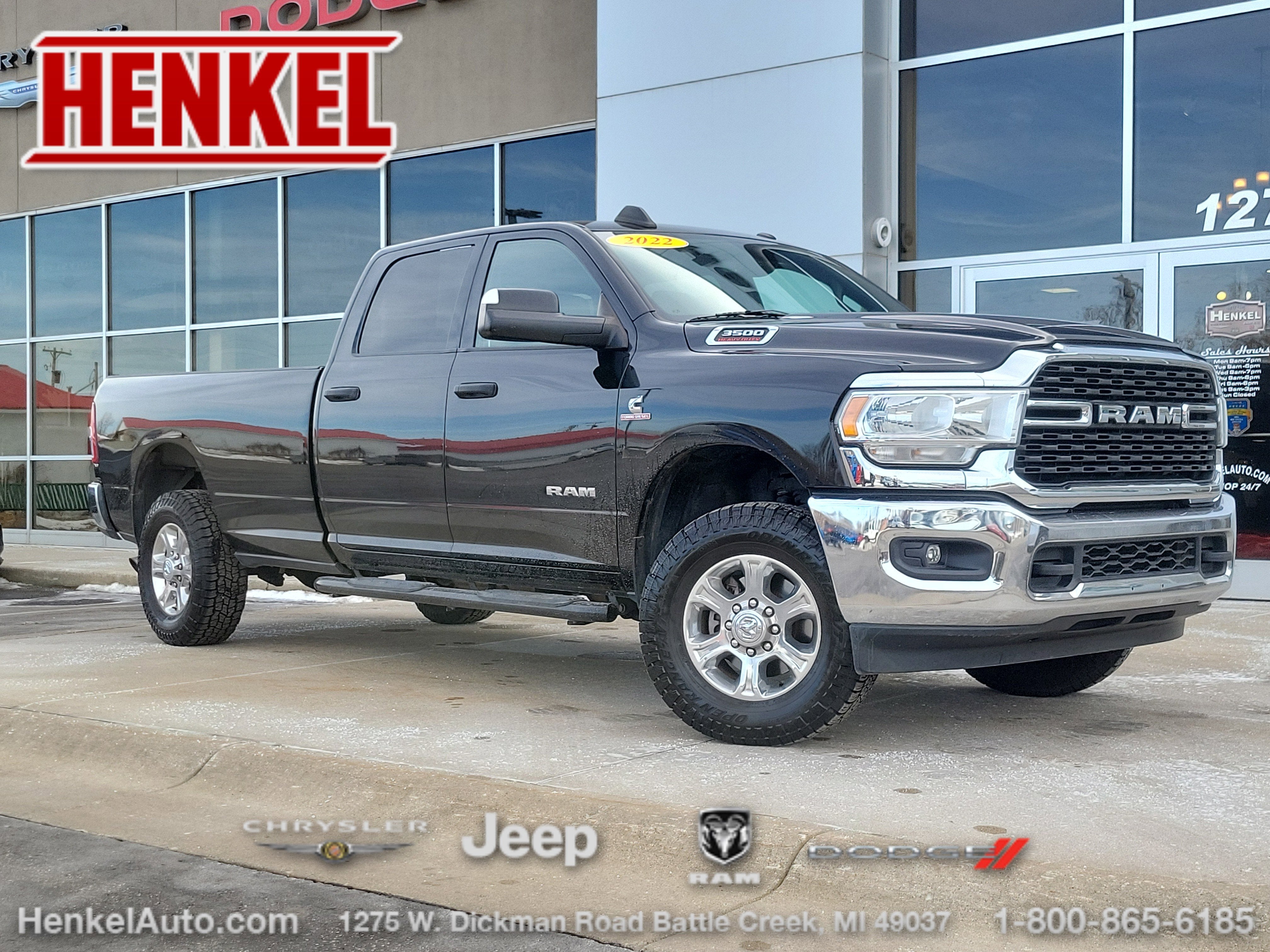 2022 RAM 3500 Big Horn Crew Cab 4x4 8' Box