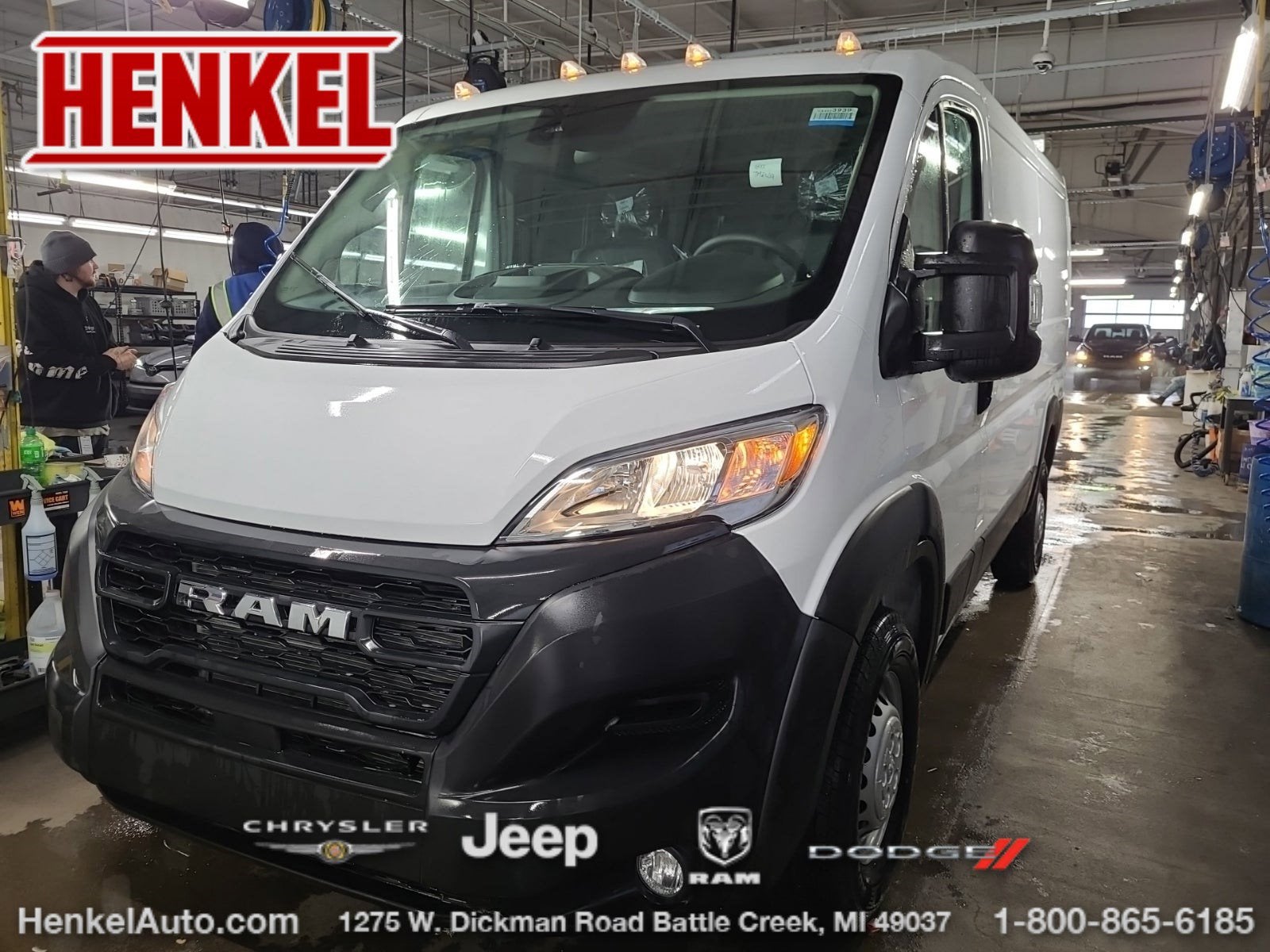 2025 RAM ProMaster 1500 Cargo Van Tradesman Low Roof 136' WB w/Pass Seat