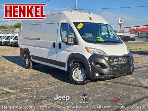 2025 RAM ProMaster 2500 Cargo Van Tradesman High Roof 159' WB w/Pass Seat