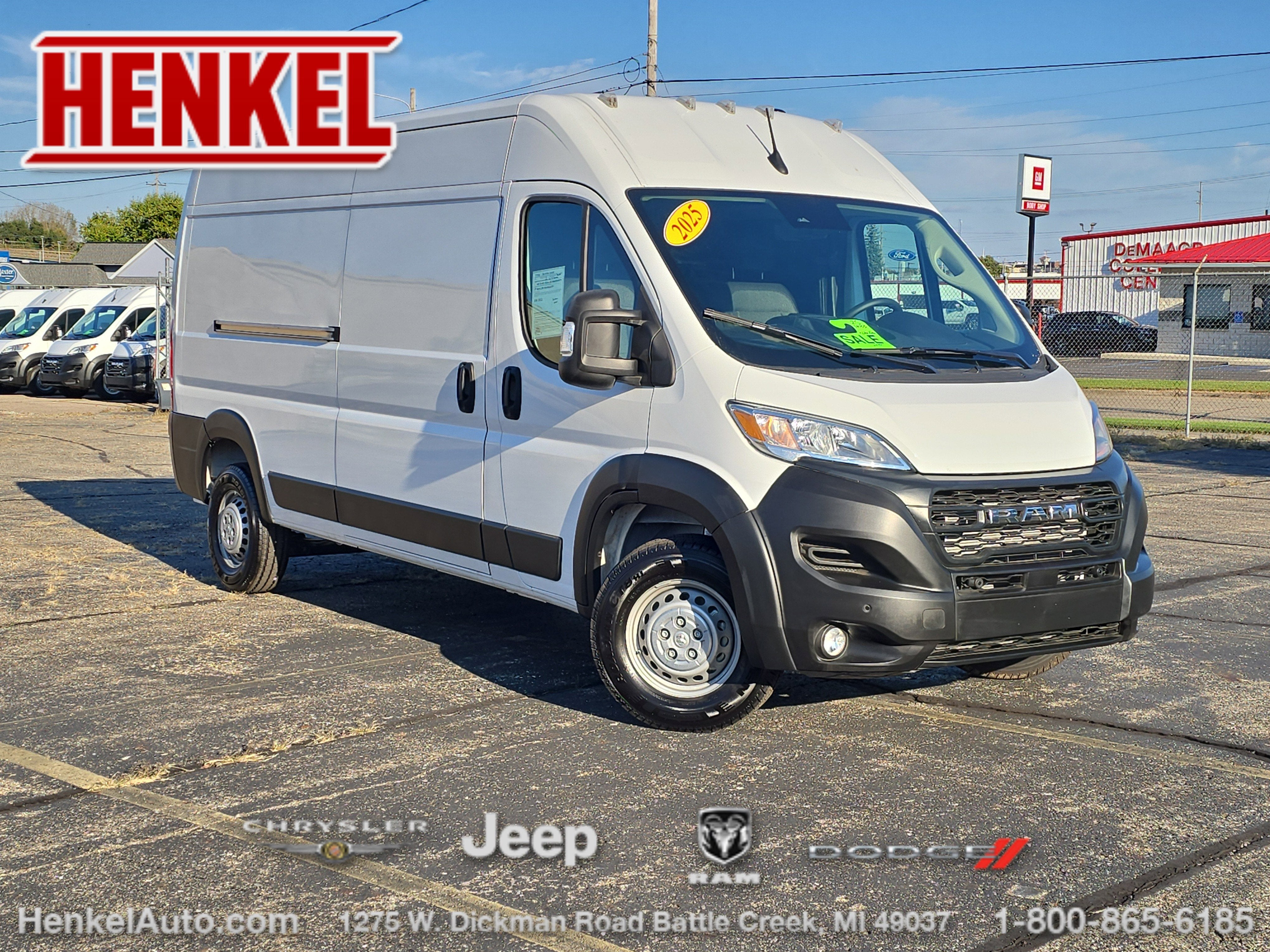 2025 RAM ProMaster 2500 Cargo Van Tradesman High Roof 159' WB w/Pass Seat