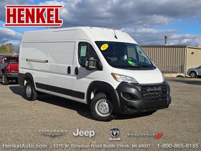 2025 RAM ProMaster 2500 Cargo Van Tradesman High Roof 159' WB w/Pass Seat