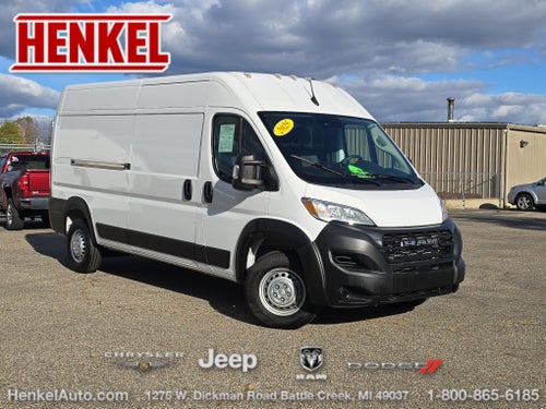 2025 RAM ProMaster 2500 Cargo Van Tradesman High Roof 159' WB w/Pass Seat