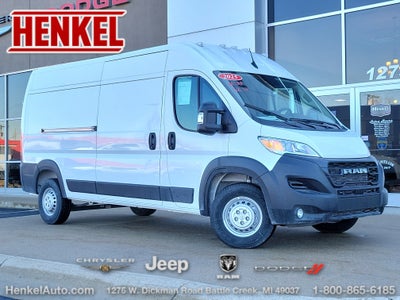 2025 RAM ProMaster 2500 Cargo Van Tradesman High Roof 159' WB w/Pass Seat