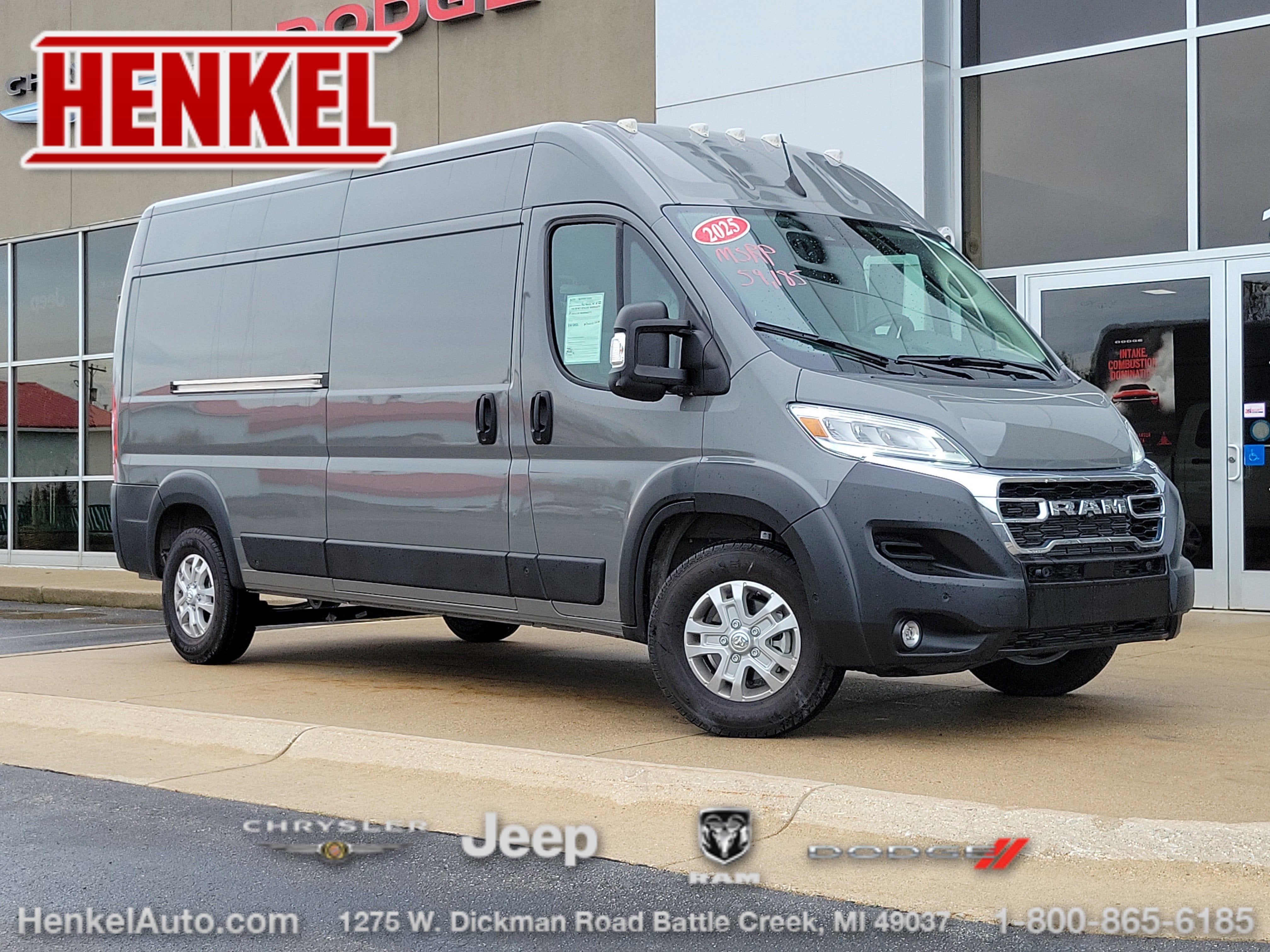 2025 RAM ProMaster 2500 Cargo Van SLT High Roof 159' WB