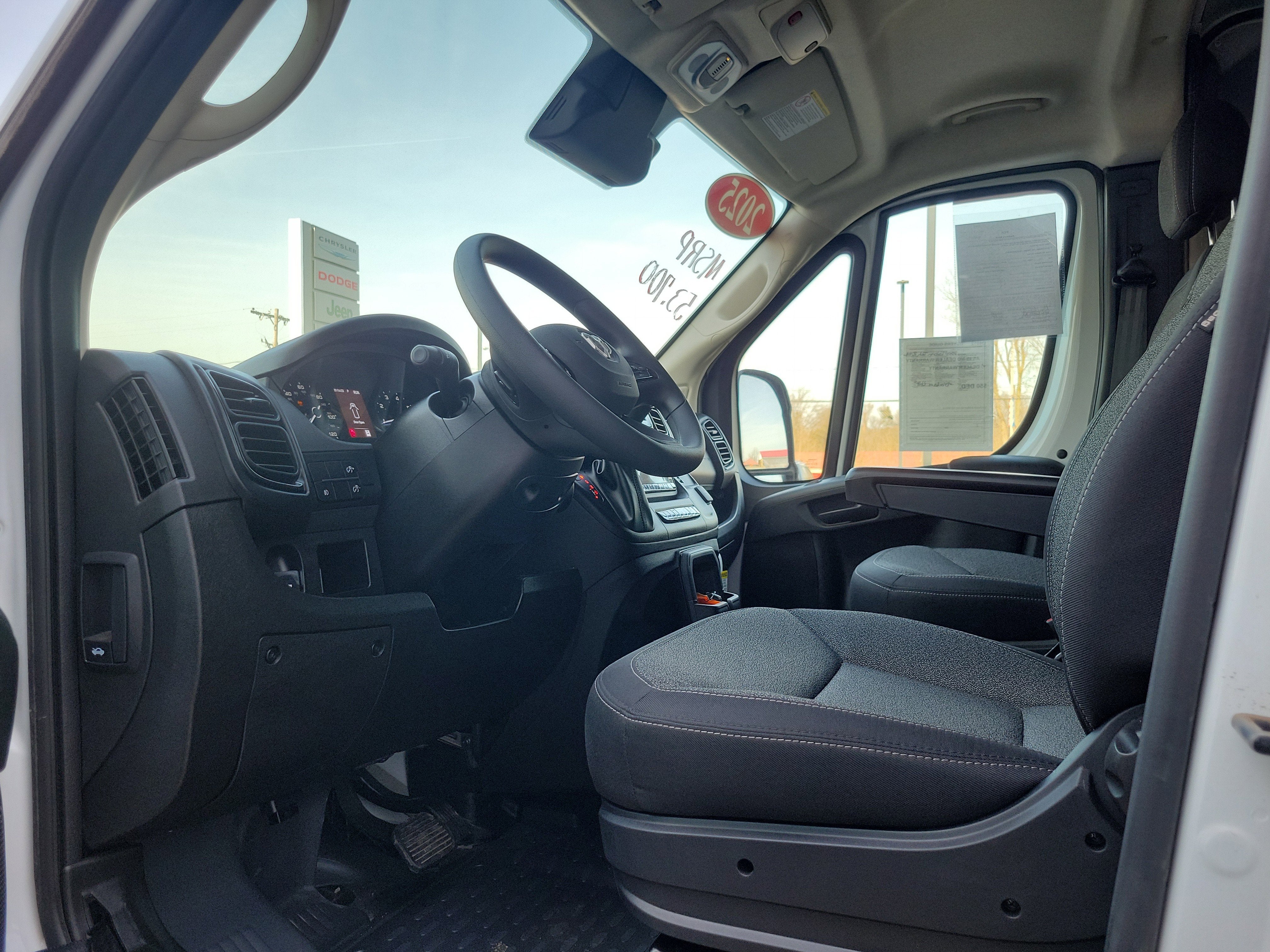 2025 RAM ProMaster 2500 Cargo Van Tradesman High Roof 159' WB w/Pass Seat