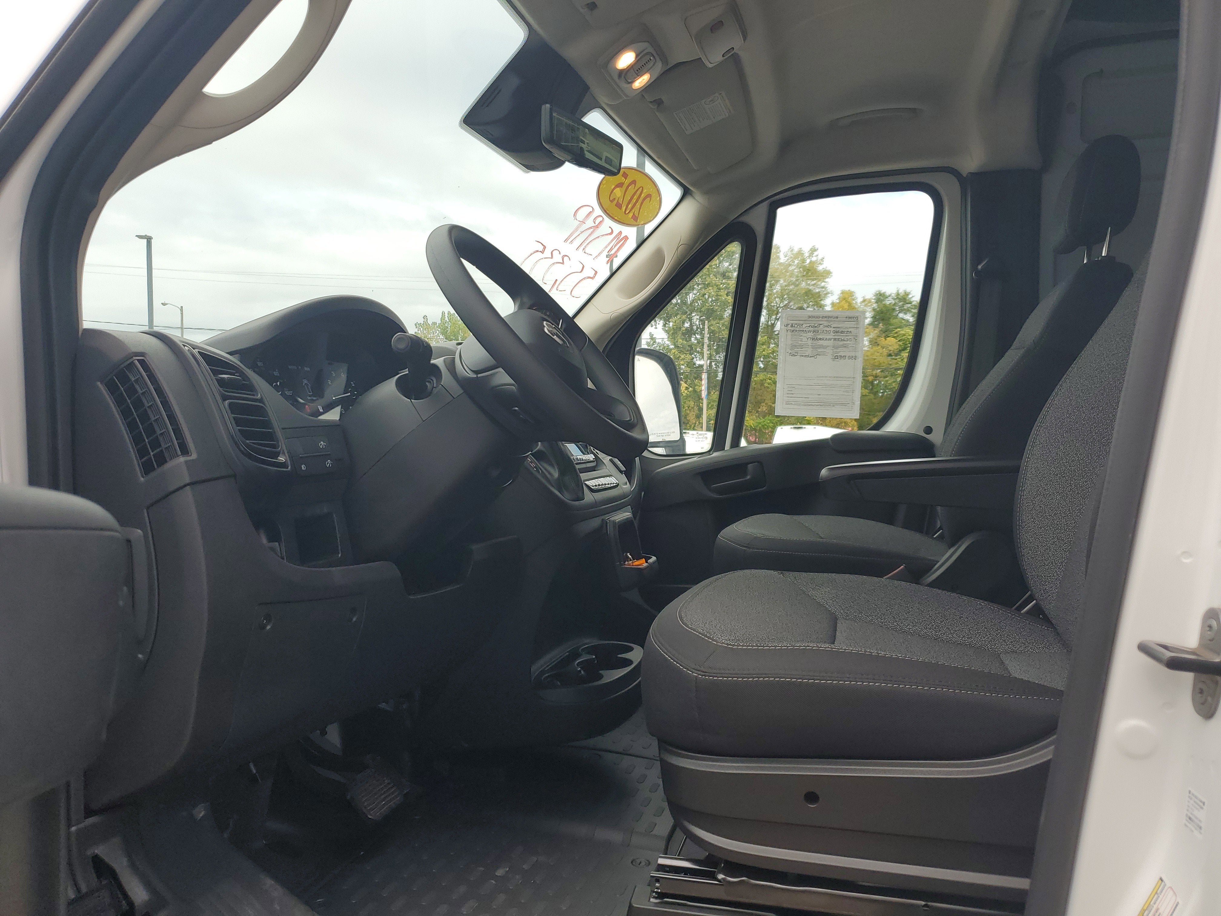 2025 RAM ProMaster 2500 Cargo Van Tradesman High Roof 159' WB w/Pass Seat