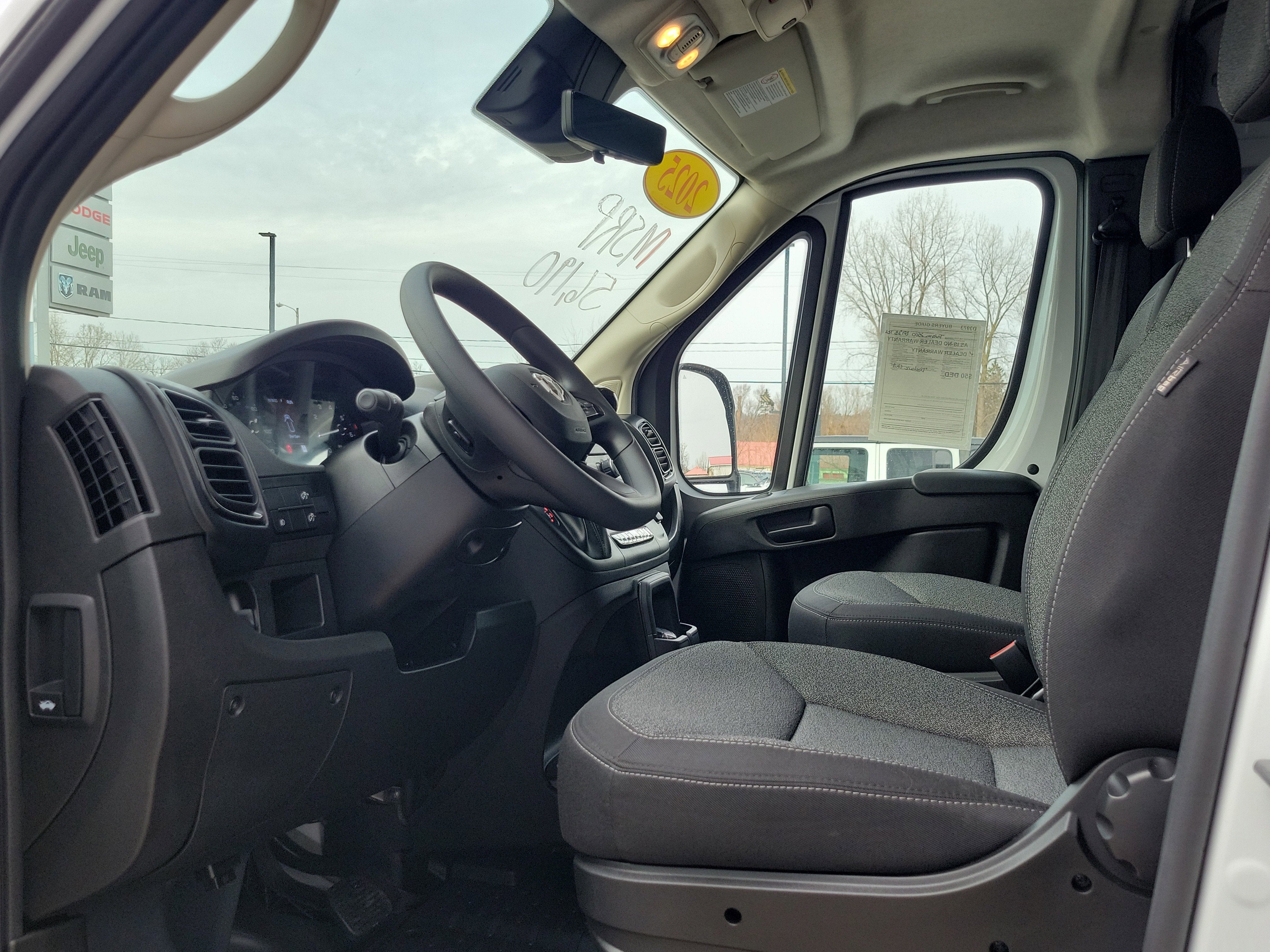 2025 RAM ProMaster 2500 Cargo Van Tradesman High Roof 159' WB w/Pass Seat