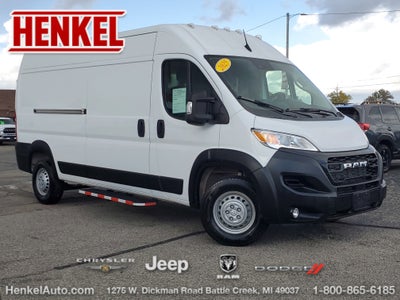 2025 RAM ProMaster 2500 Cargo Van Tradesman High Roof 159' WB w/Pass Seat