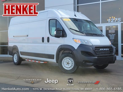 2025 RAM ProMaster 2500 Cargo Van Tradesman High Roof 159' WB w/Pass Seat