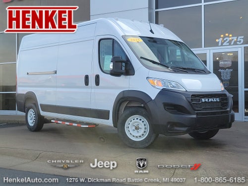 2025 RAM ProMaster 2500 Cargo Van Tradesman High Roof 159' WB w/Pass Seat