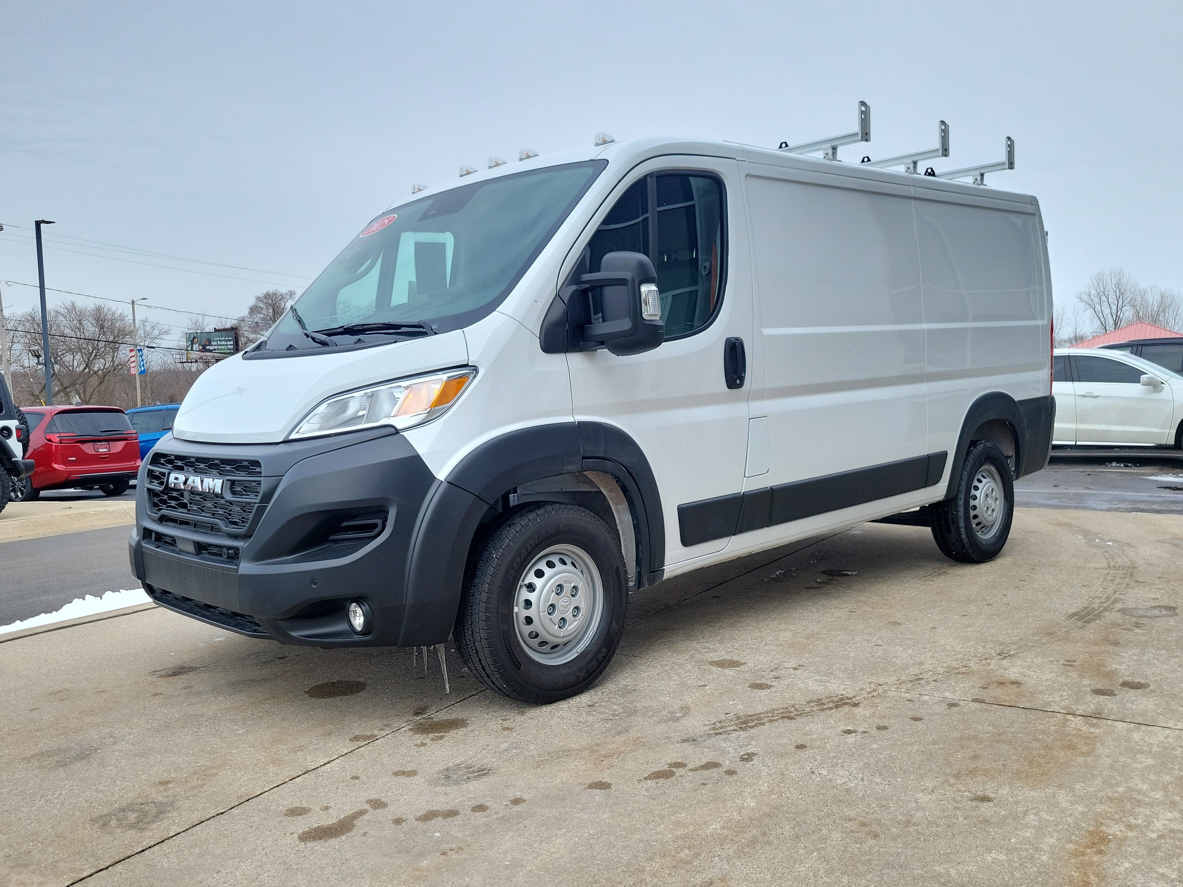 2025 RAM ProMaster 2500 Cargo Van Tradesman Low Roof 136' WB w/Pass Seat