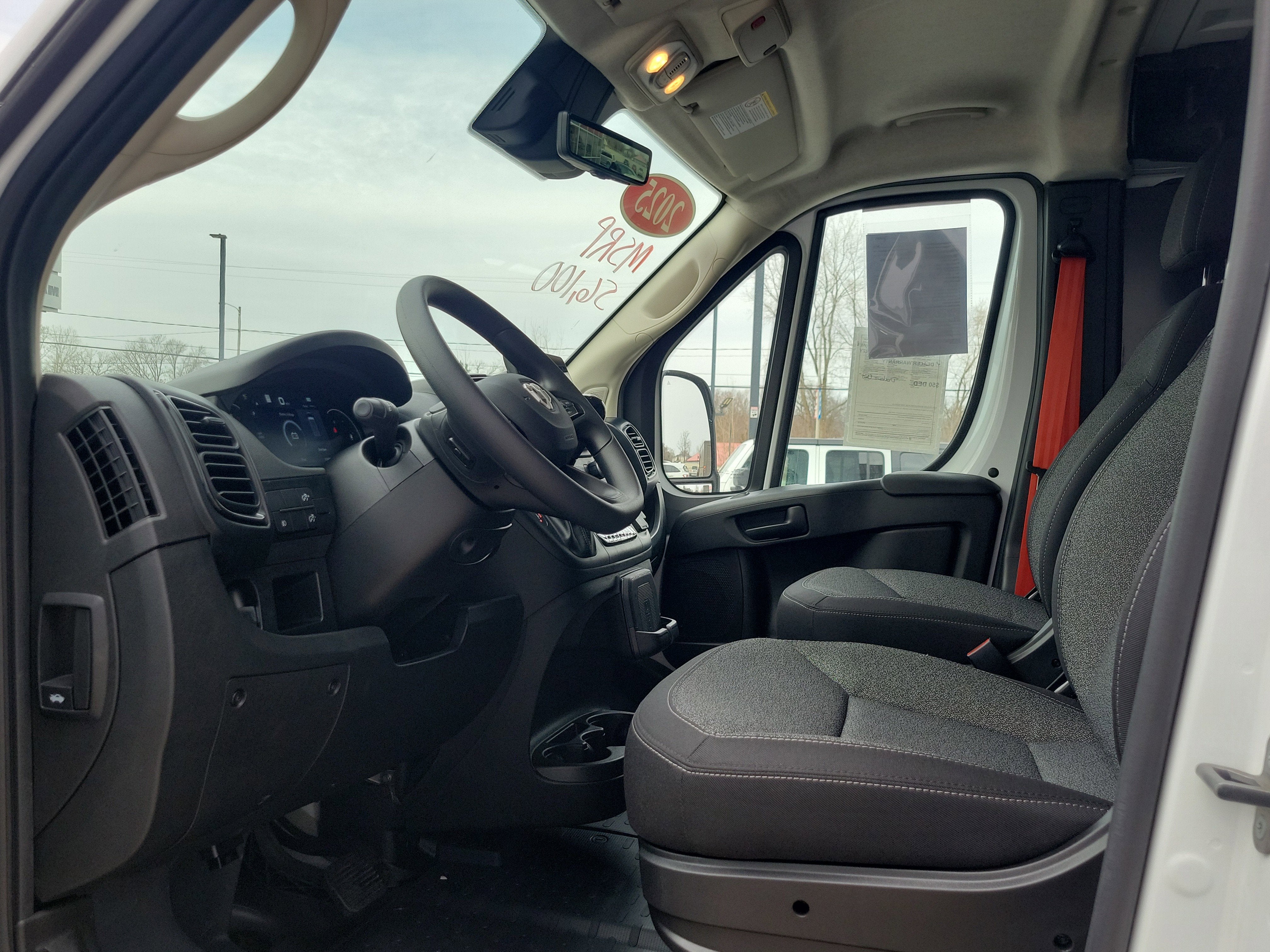 2025 RAM ProMaster 2500 Cargo Van Tradesman Low Roof 136' WB w/Pass Seat