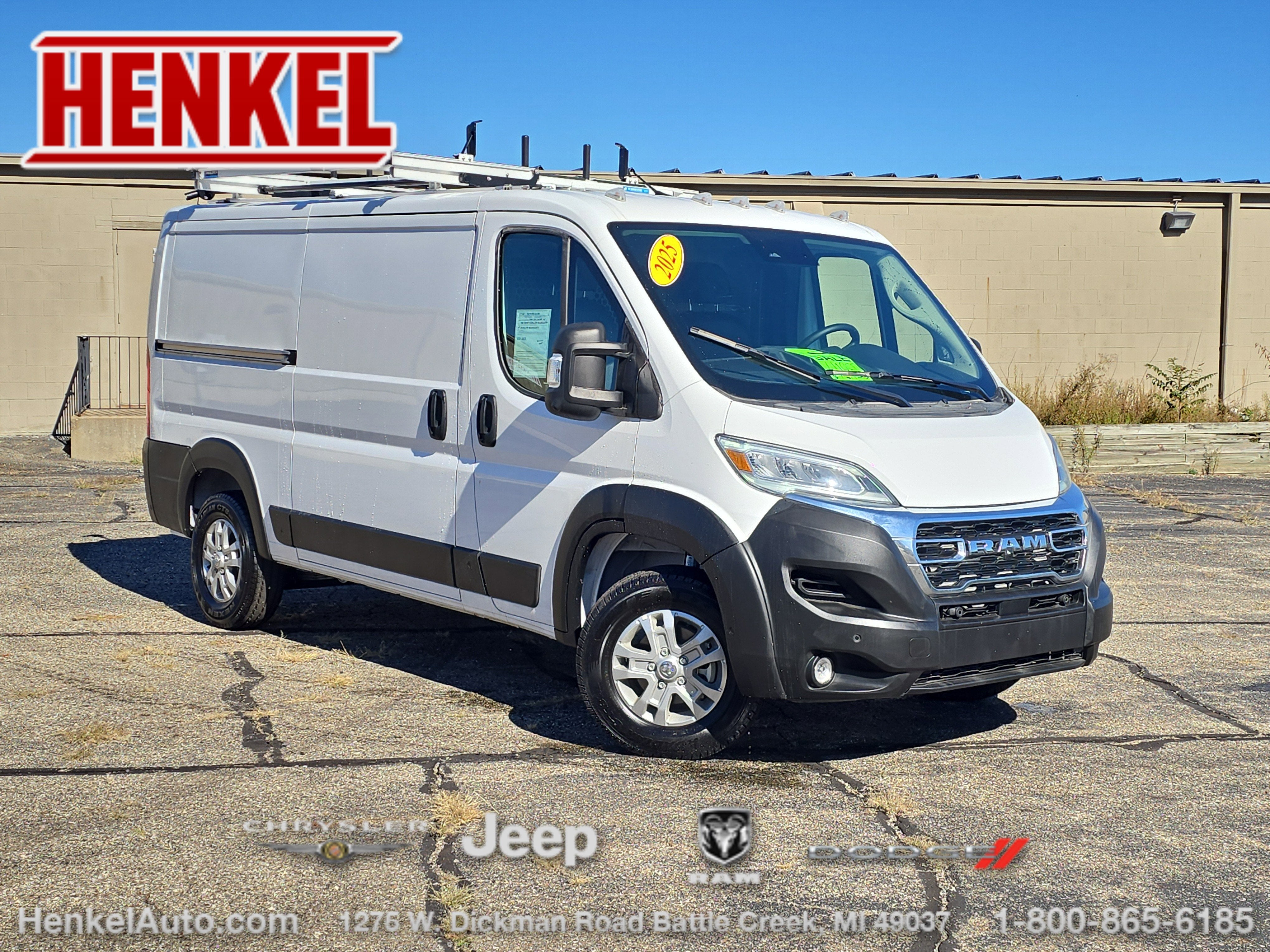 2025 RAM ProMaster 2500 Cargo Van SLT Low Roof 136' WB