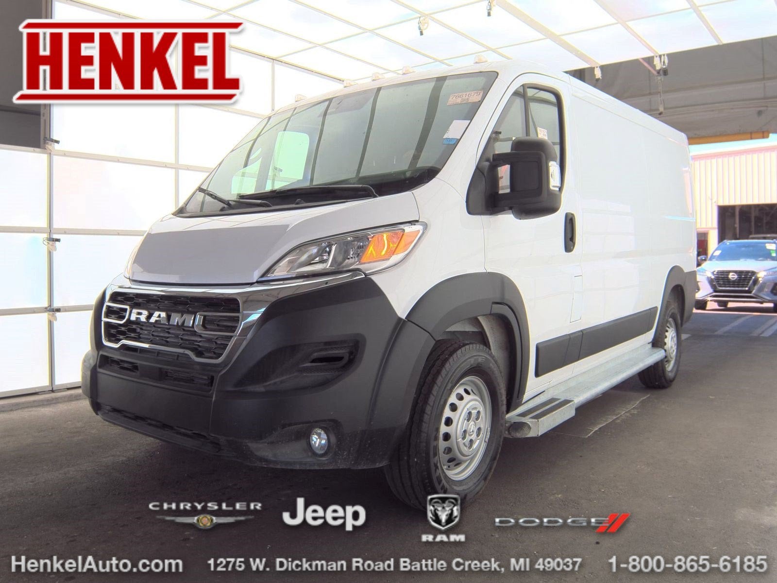 2025 RAM ProMaster 2500 Cargo Van Tradesman Low Roof 136' WB w/Pass Seat