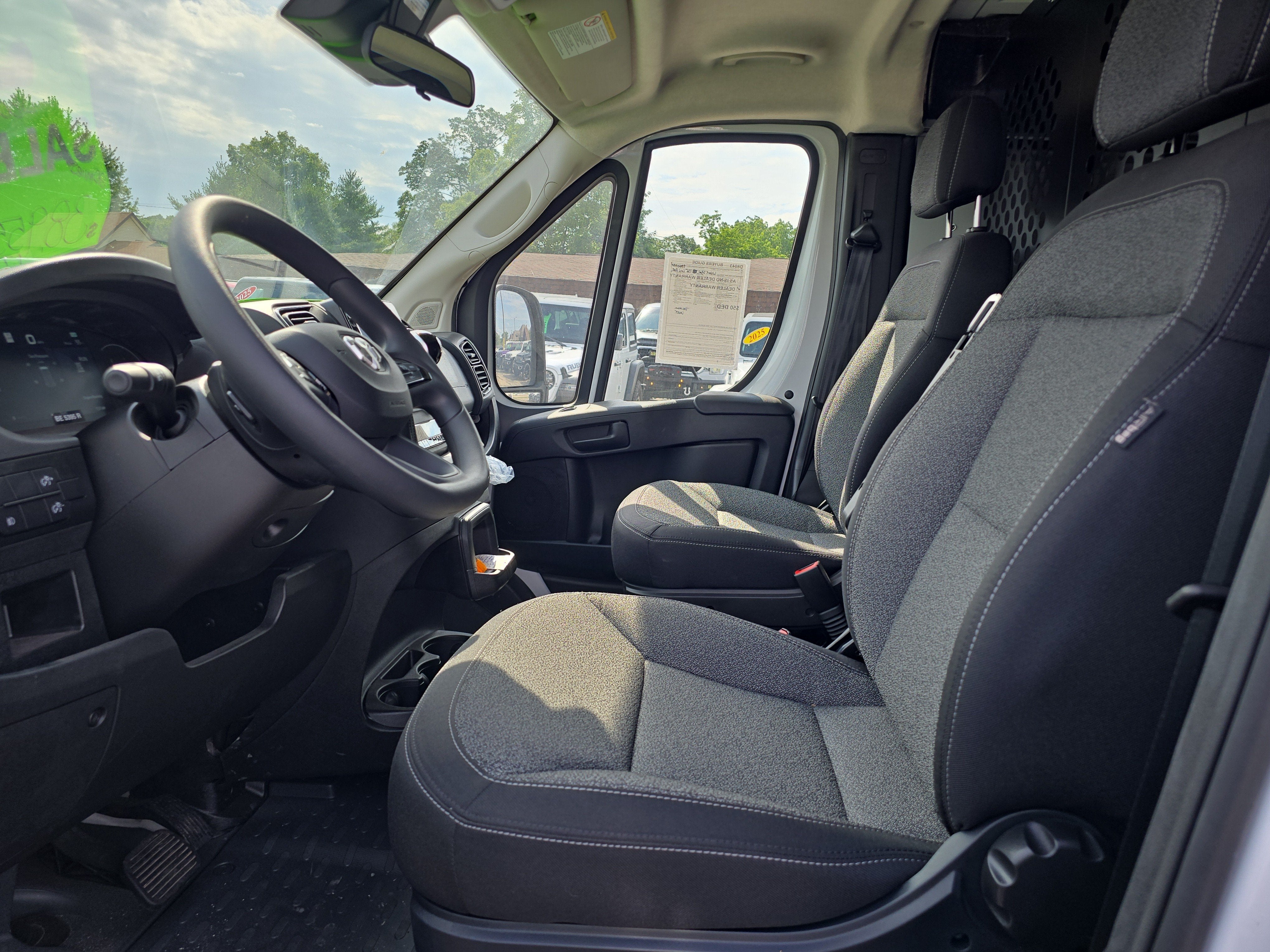 2025 RAM ProMaster 2500 Cargo Van Tradesman Low Roof 136' WB w/Pass Seat