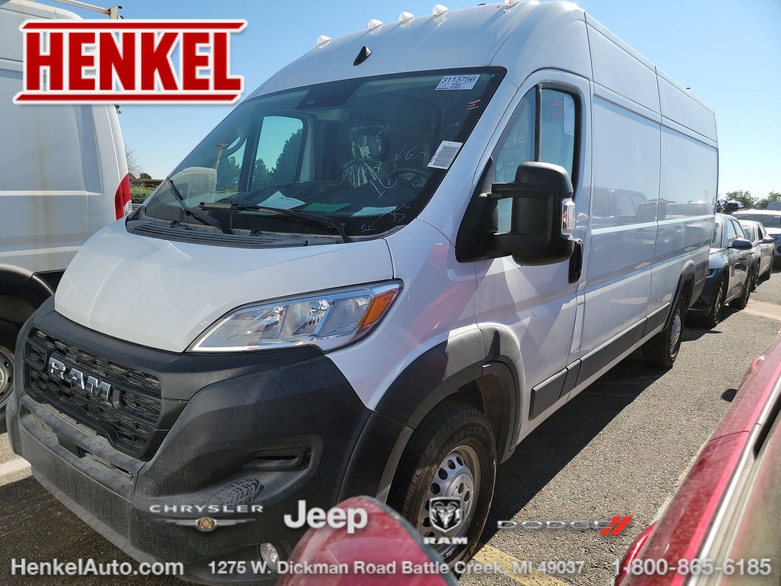 2025 RAM ProMaster 3500 Cargo Van Tradesman High Roof 159' WB EXT