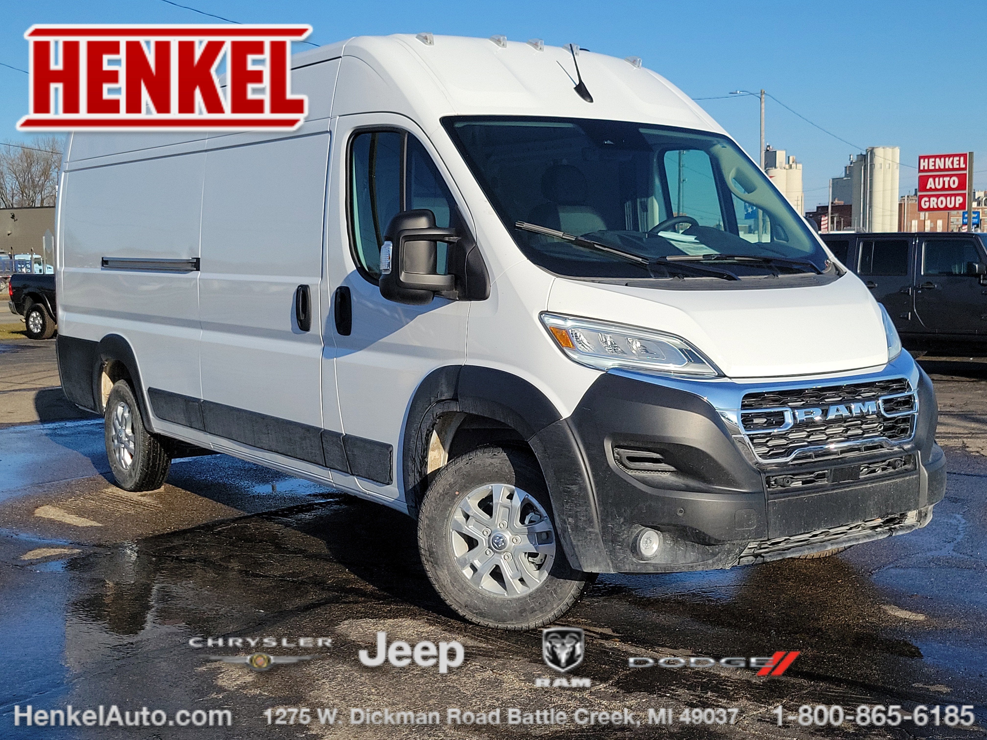 2025 RAM ProMaster 3500 Cargo Van SLT High Roof 159' WB EXT