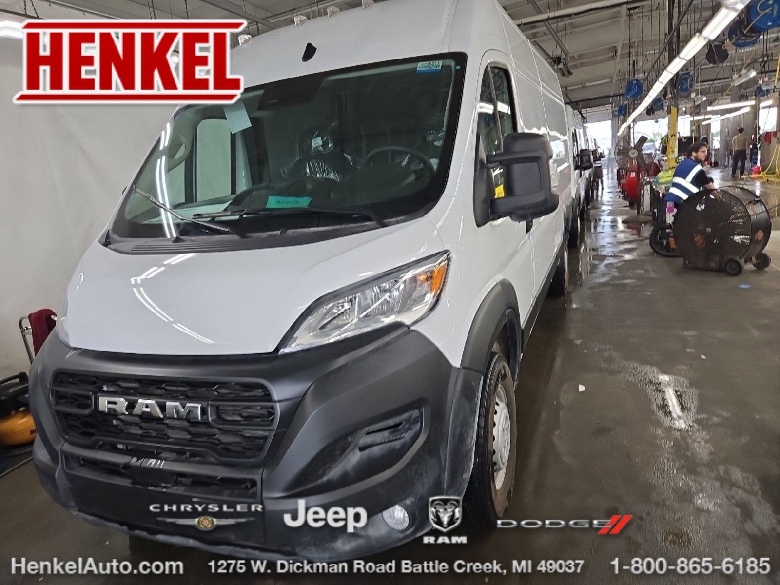 2025 RAM ProMaster 3500 Cargo Van Tradesman High Roof 159' WB EXT