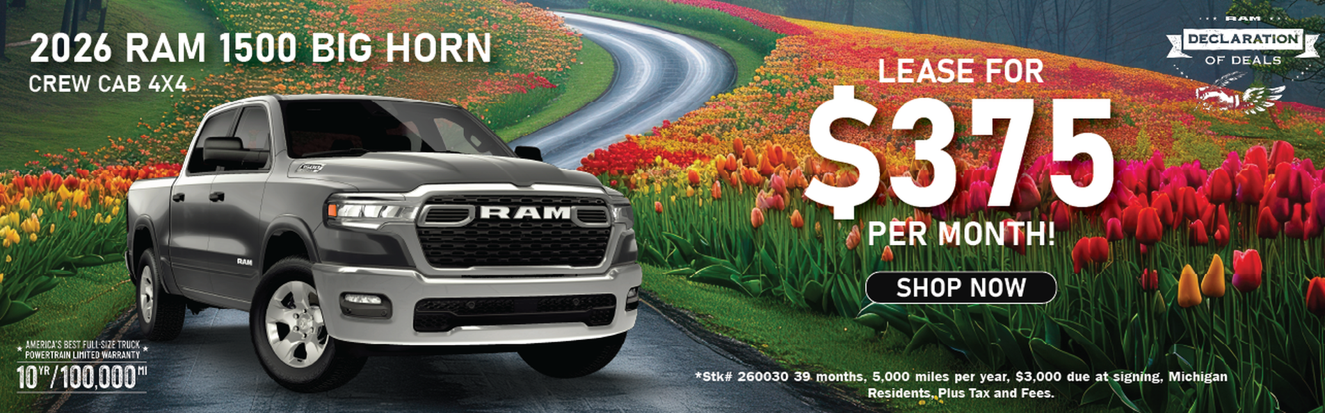 2026 RAM 1500 Big Horn Lease Deal